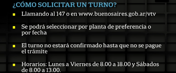 VTV en Capital Federal dónde hacerla y cuándo te toca 6